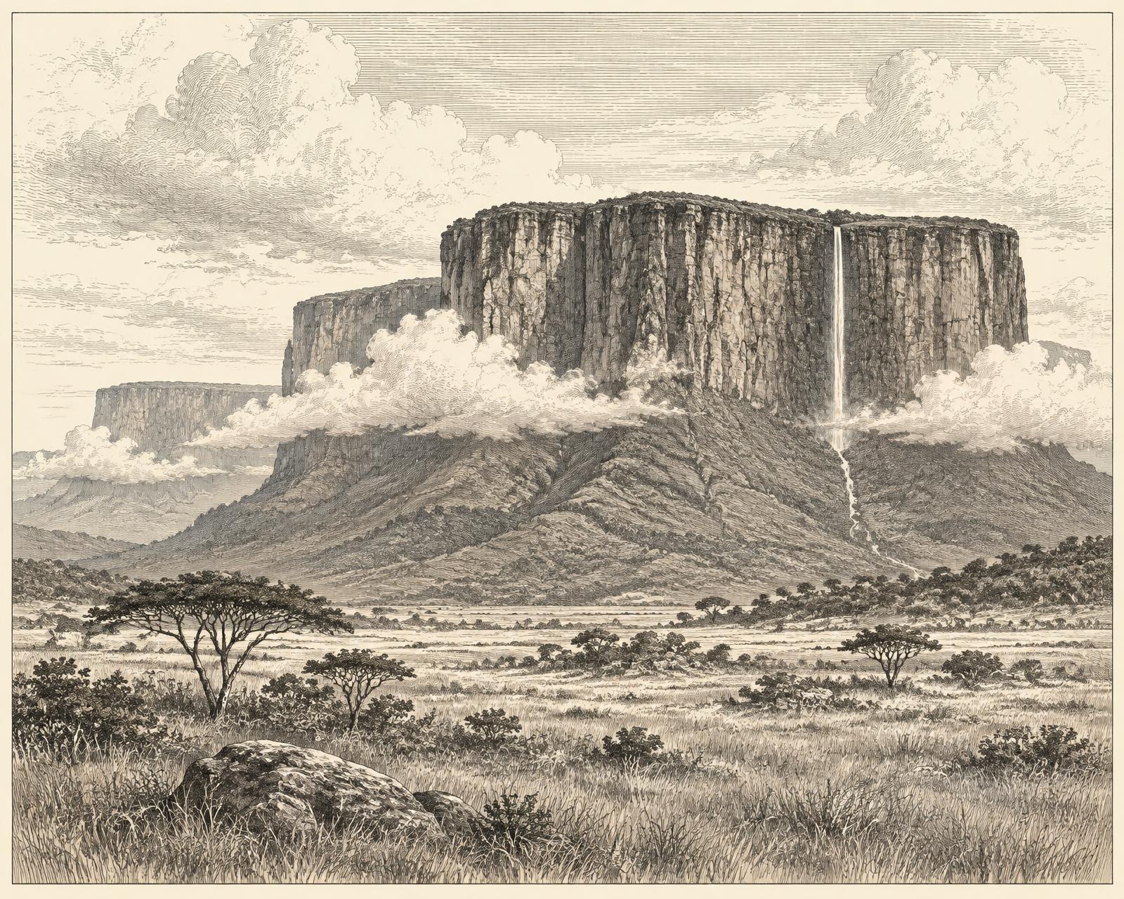 Gran Sabana tepui landscape