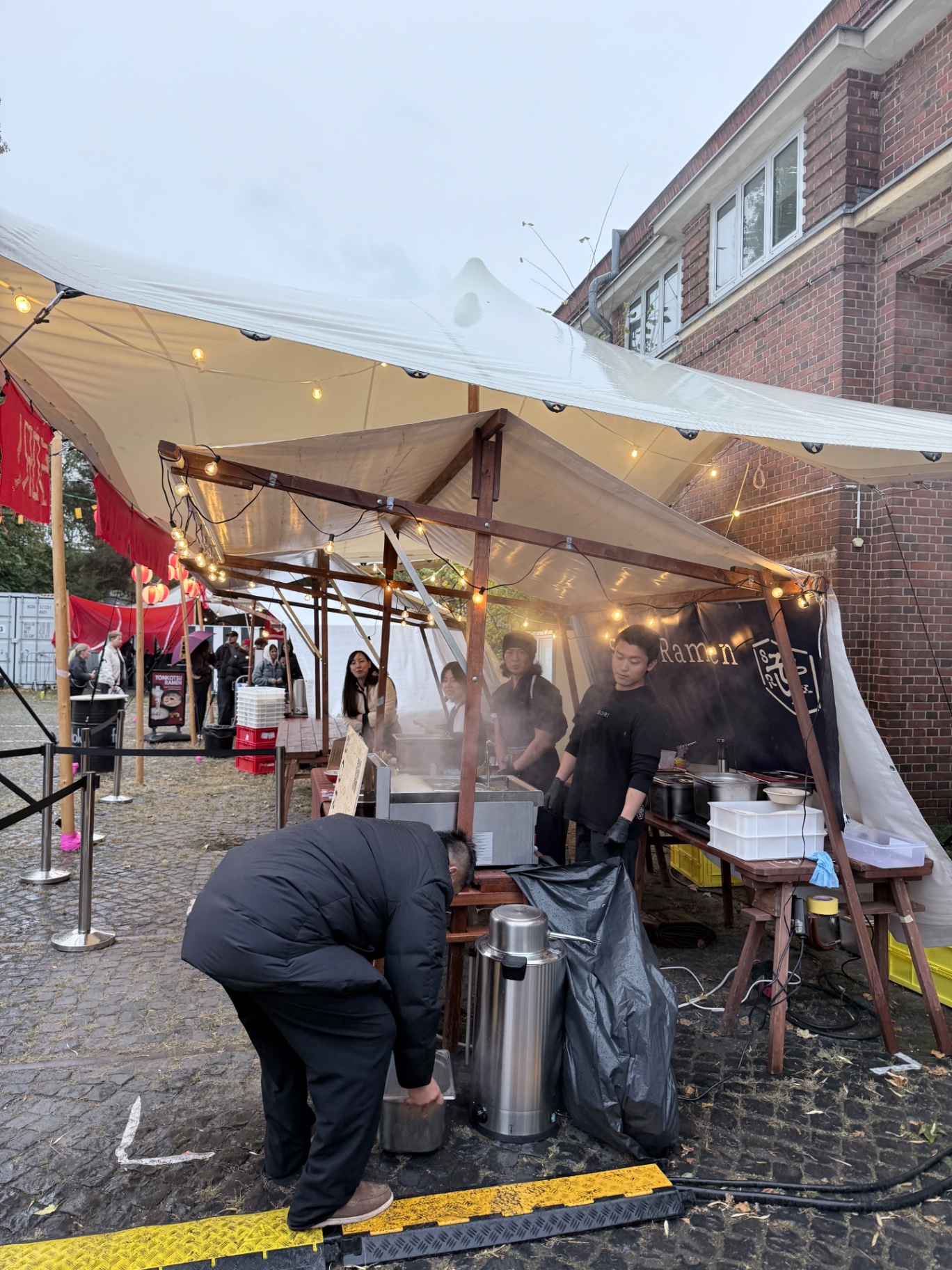 SORI Ramen stall under the festival canopy