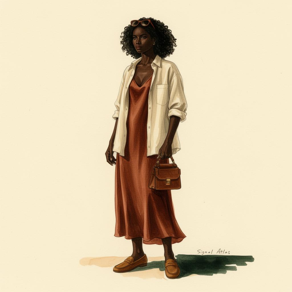 The Sunset Diplomat — illustrated figure