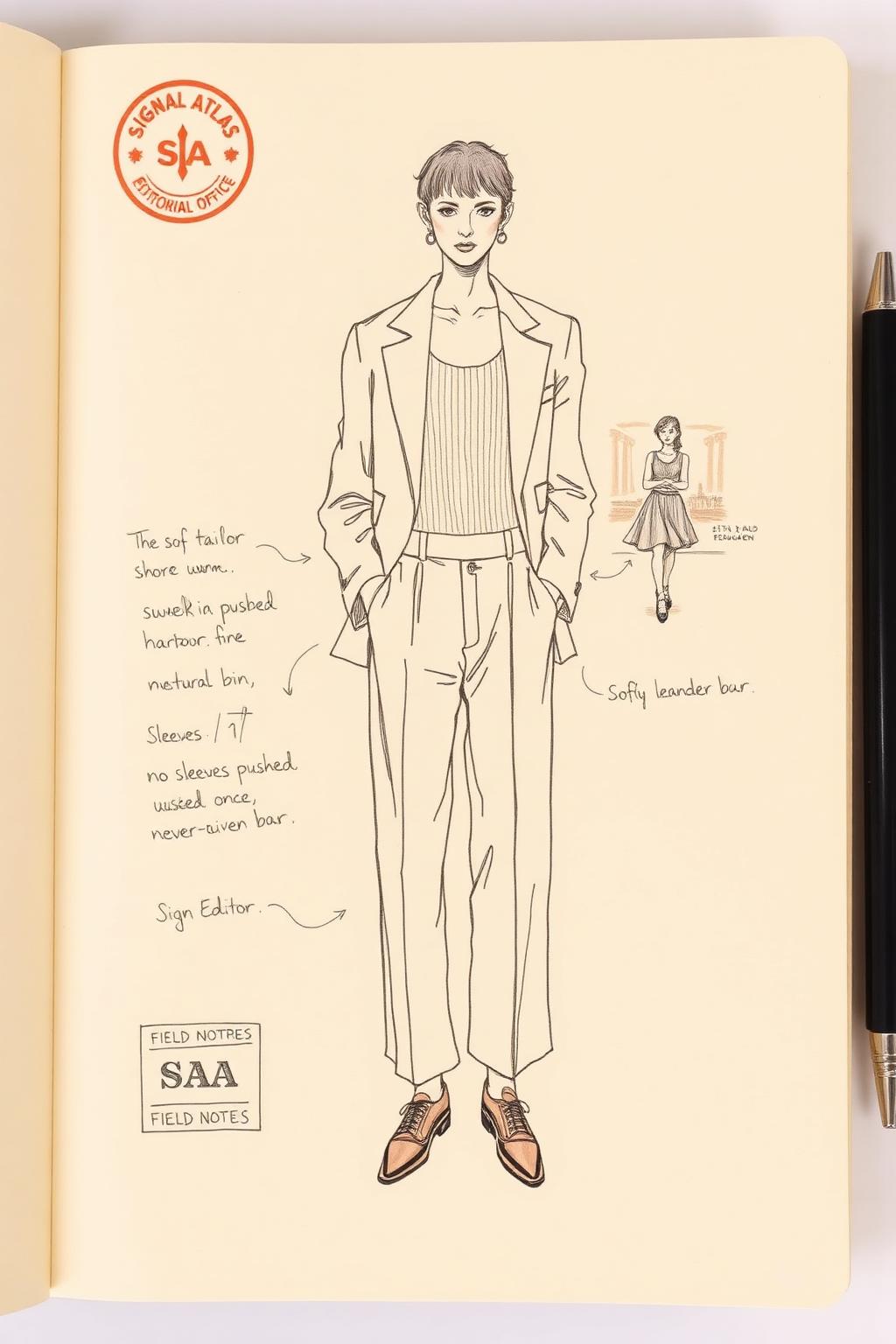 The Soft Tailor — illustrated figure